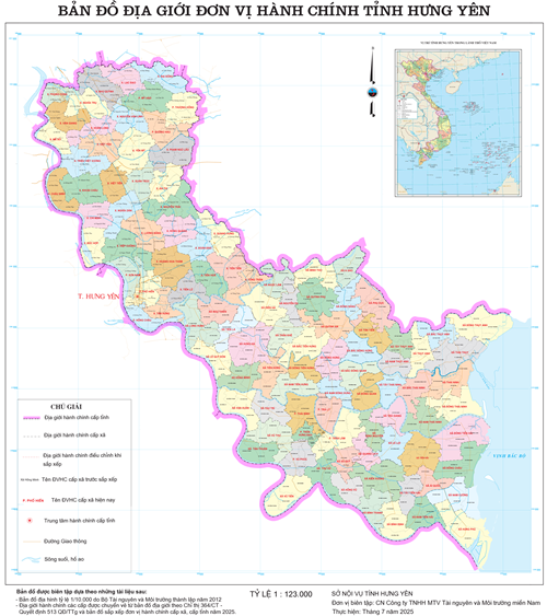 Bản đồ hành chính Xã Nguyễn Văn Linh