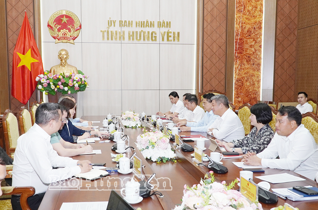 DOANH NGHIỆP ĐÀI LOAN (TRUNG QUỐC) TÌM HIỂU CƠ HỘI ĐẦU TƯ LĨNH VỰC BÁN DẪN TẠI HƯNG YÊN
