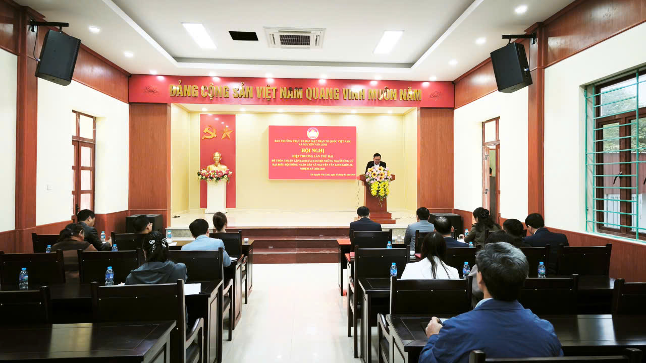 HỘI NGHỊ HIỆP THƯƠNG LẦN THỨ 2 LẬP DANH SÁCH SƠ BỘ NGƯỜI ỨNG CỬ ĐẠI BIỂU HĐND XÃ NHIỆM KỲ 2026 - 2031