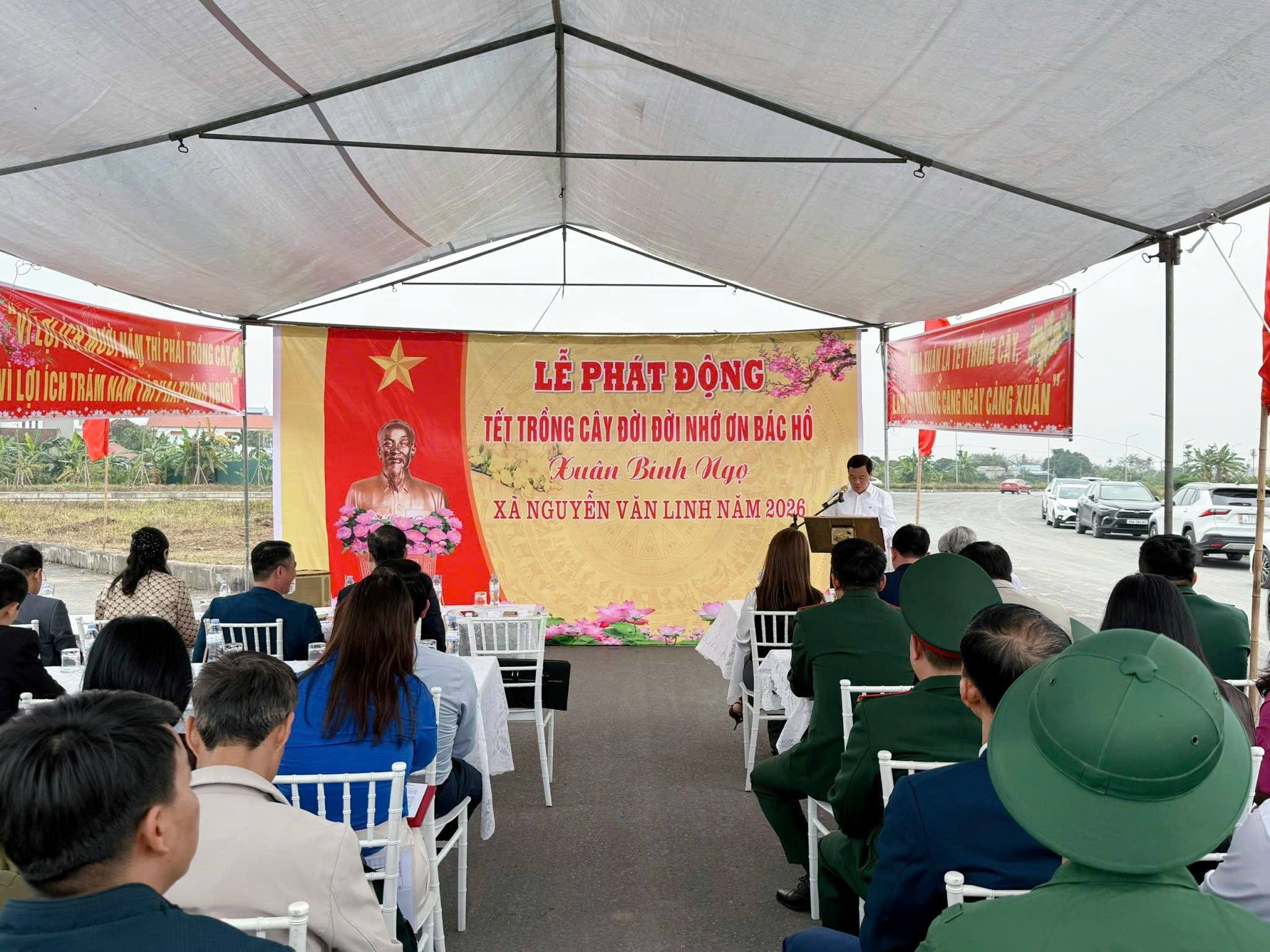 LỄ PHÁT ĐỘNG TẾT TRỒNG CÂY XUÂN BÍNH NGỌ 2026 XÃ NGUYỄN VĂN LINH