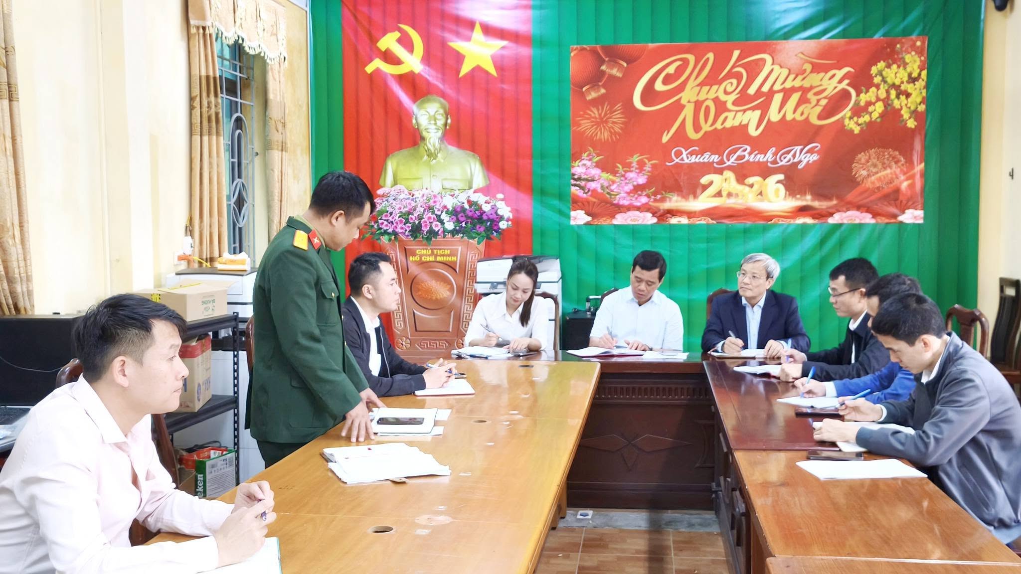 UBND XÃ NGUYỄN VĂN LINH HỌP ĐÁNH GIÁ CÔNG TÁC TẾT BÍNH NGỌ 2026 AN TOÀN, TIẾT KIỆM; TRIỂN KHAI NHIỆM VỤ TRỌNG TÂM ĐẦU NĂM