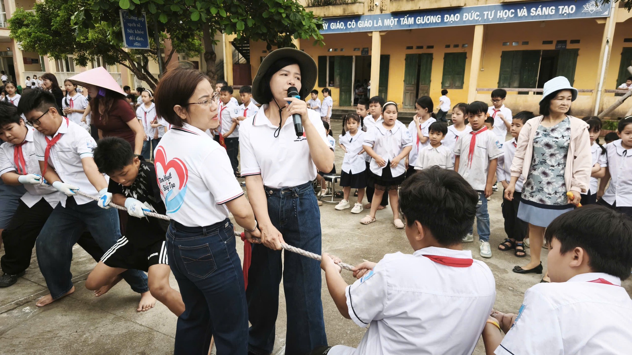 TRƯỜNG TIỂU HỌC VÀ THCS NGHĨA HIỆP TỔ CHỨC NGÀY HỘI “THIẾU NHI VUI KHỎE – TIẾN BƯỚC LÊN ĐOÀN” CHÀO MỪNG 95 NĂM NGÀY THÀNH LẬP ĐOÀN TNCS HỒ CHÍ MINH