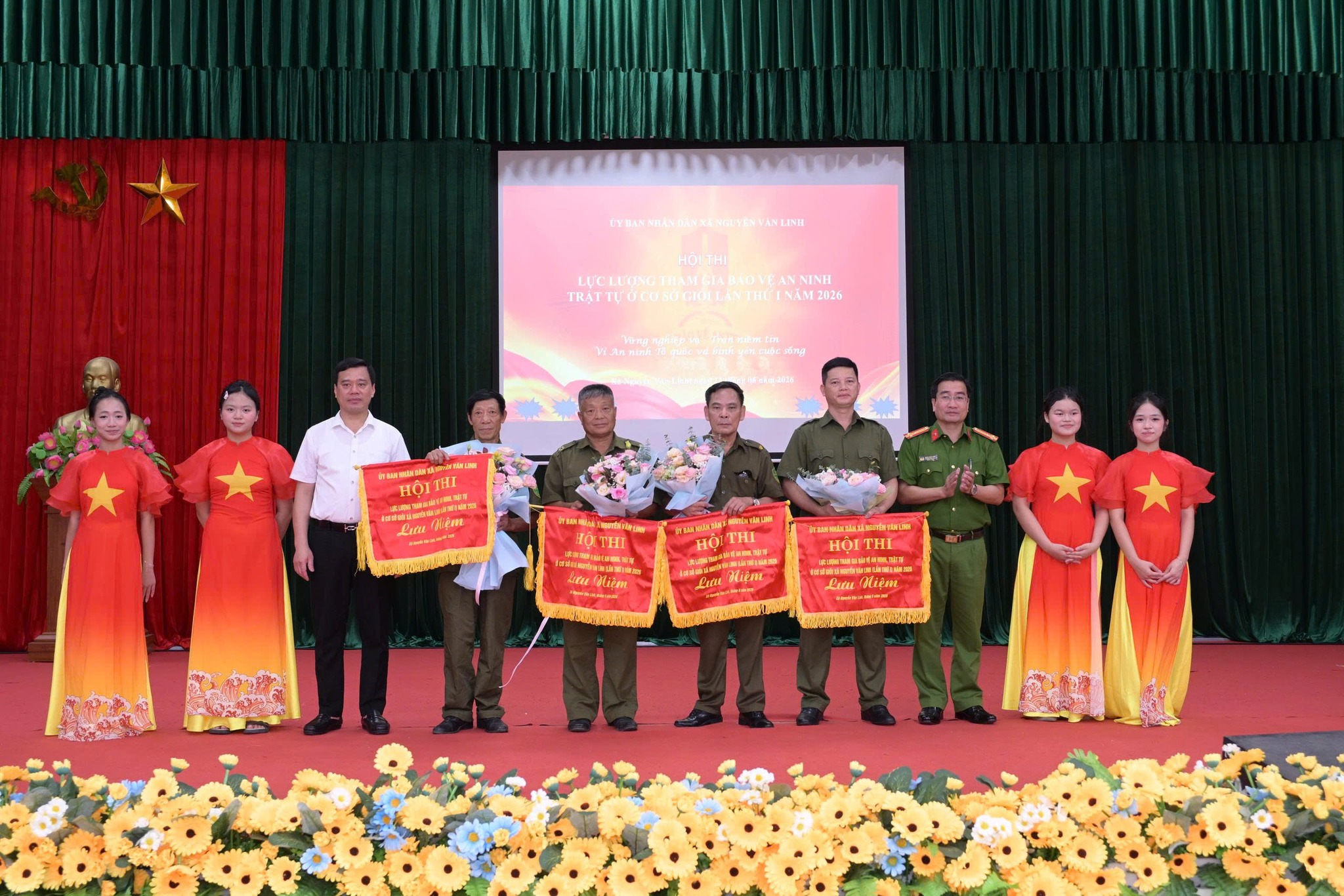XÃ NGUYỄN VĂN LINH TỔ CHỨC HỘI THI LỰC LƯỢNG THAM GIA BẢO VỆ AN NINH, TRẬT TỰ CƠ SỞ GIỎI LẦN THỨ I NĂM 2026