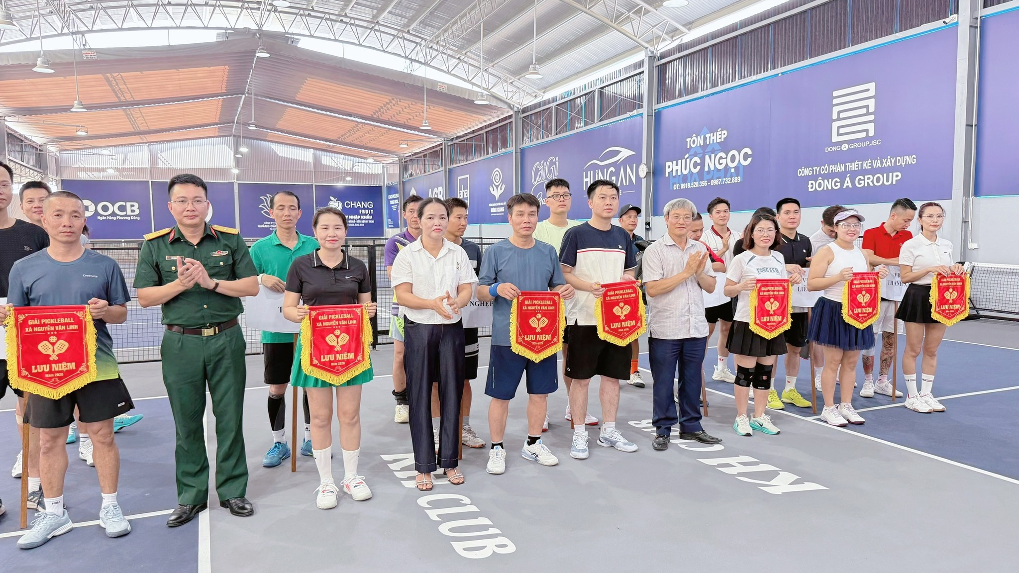XÃ NGUYỄN VĂN LINH TỔ CHỨC THÀNH CÔNG GIẢI PICKLEBALL NĂM 2026