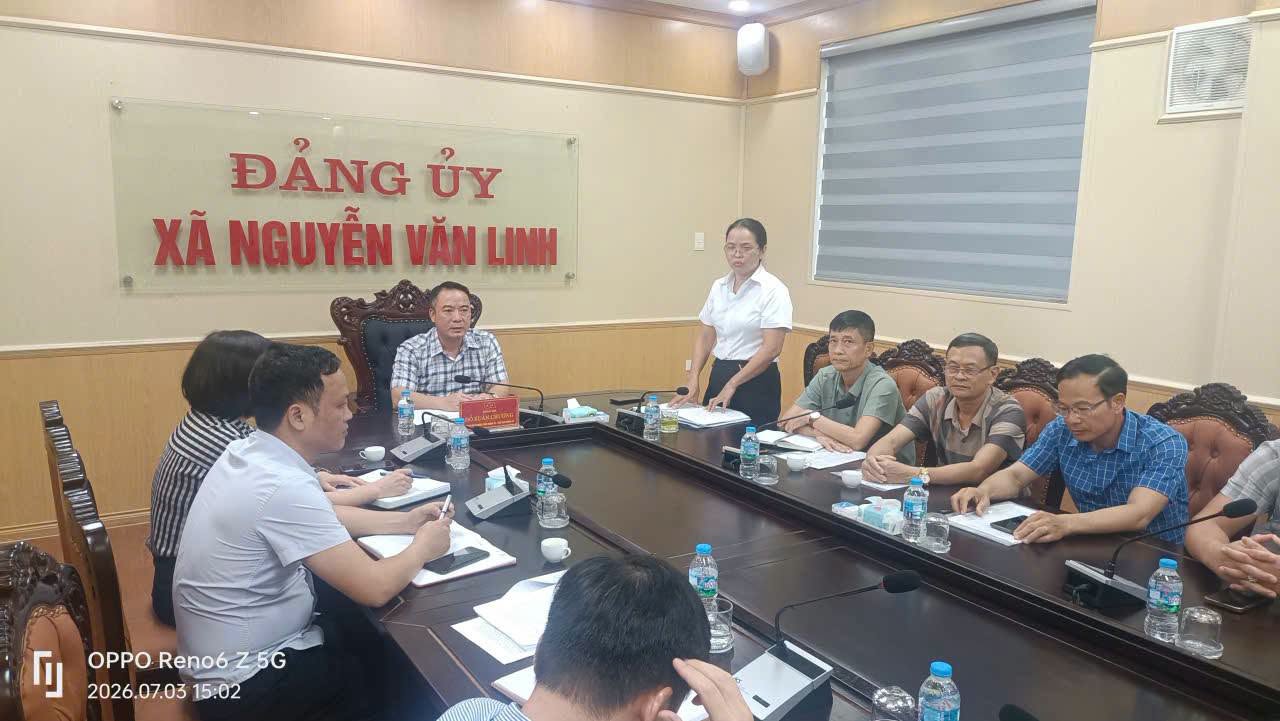 BAN XÂY DỰNG ĐẢNG XÃ NGUYỄN VĂN LINH HƯỚNG DẪN MỘT SỐ NGHIỆP VỤ CÔNG TÁC ĐẢNG SAU SẮP XẾP CHI BỘ THÔN