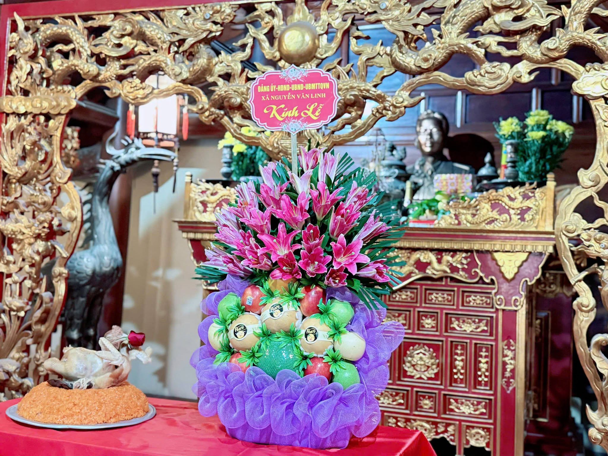 LÃNH ĐẠO UBND XÃ DÂNG HƯƠNG TƯỞNG NIỆM TRUNG TƯỚNG NGUYỄN BÌNH NHÂN KỶ NIỆM 118 NĂM NGÀY SINH (30/7/1908 – 30/7/2026)