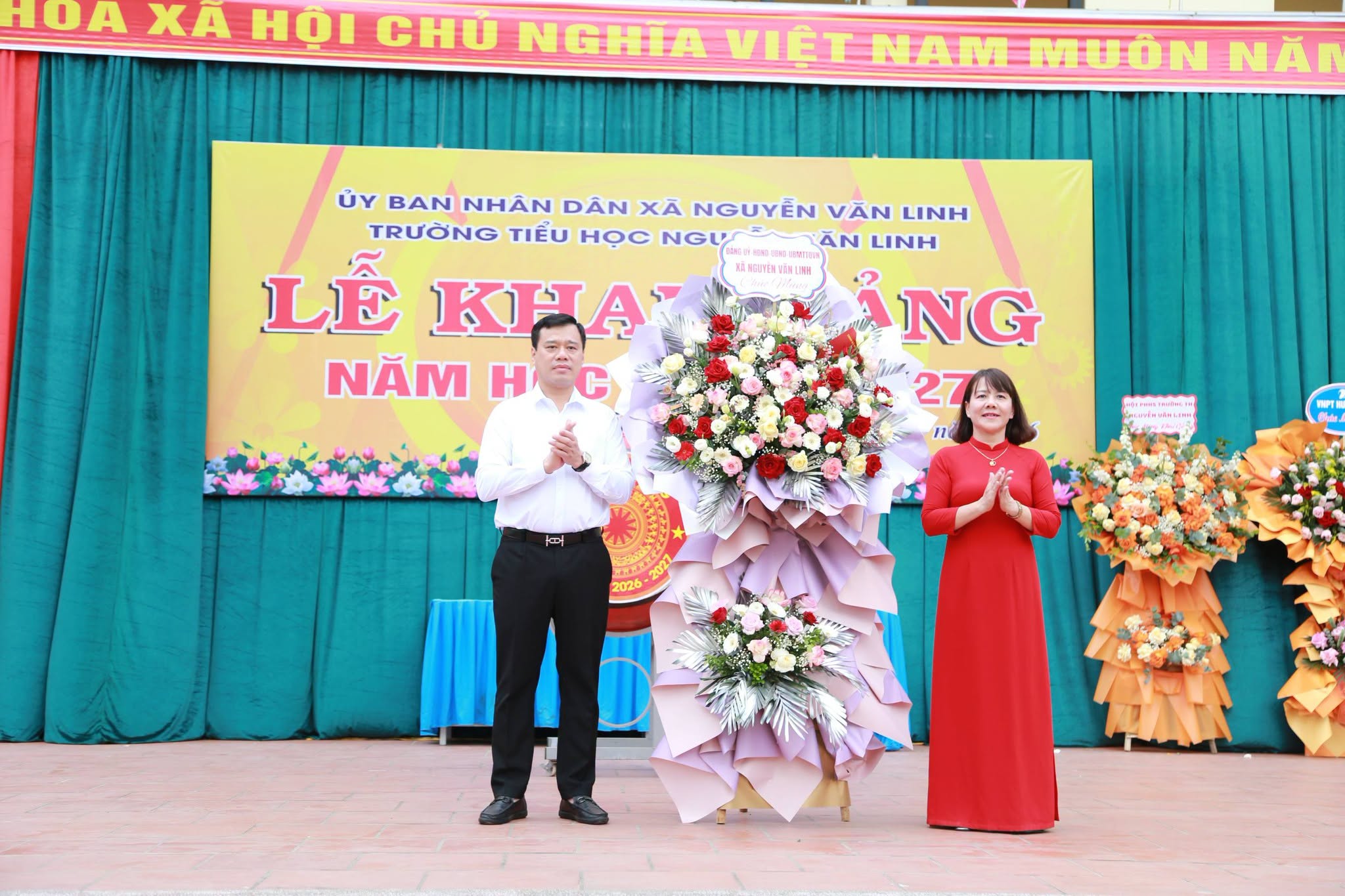 TRƯỜNG TIỂU HỌC NGUYỄN VĂN LINH – PHÂN HIỆU 1 TỔ CHỨC LỄ KHAI GIẢNG NĂM HỌC 2026–2027.