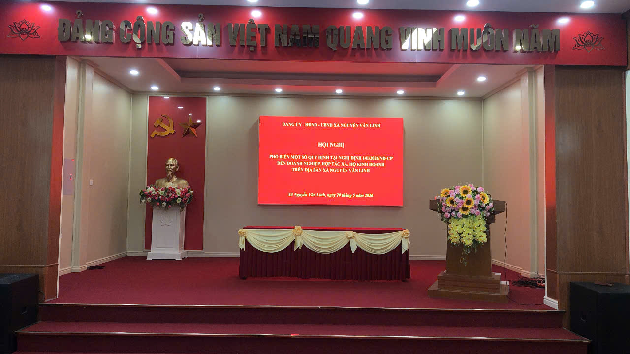 XÃ NGUYỄN VĂN LINH ĐẨY MẠNH TUYÊN TRUYỀN, PHỔ BIẾN PHÁP LUẬT ĐẾN DOANH NGHIỆP VÀ HỘ KINH DOANH