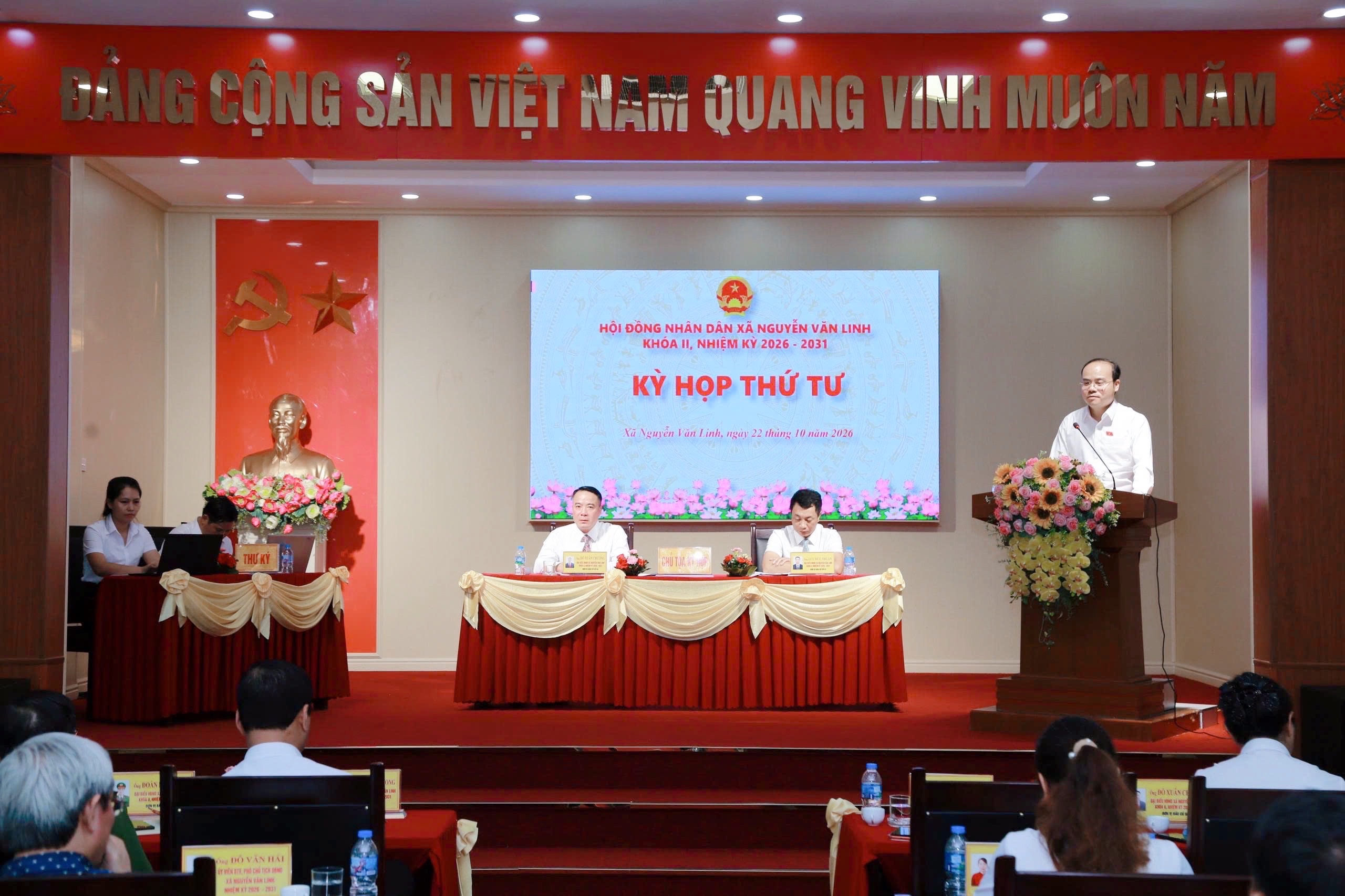HĐND XÃ NGUYỄN VĂN LINH TỔ CHỨC KỲ HỌP THỨ TƯ (KỲ HỌP CHUYÊN ĐỀ)