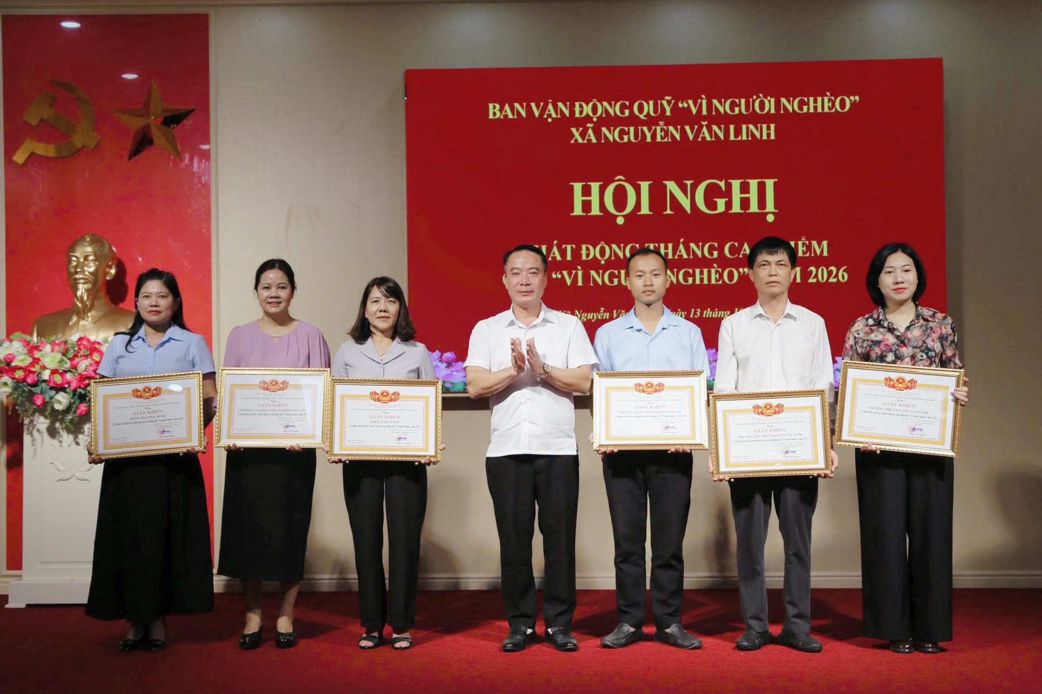XÃ NGUYỄN VĂN LINH PHÁT ĐỘNG THÁNG CAO ĐIỂM QUỸ “VÌ NGƯỜI NGHÈO” NĂM 2026